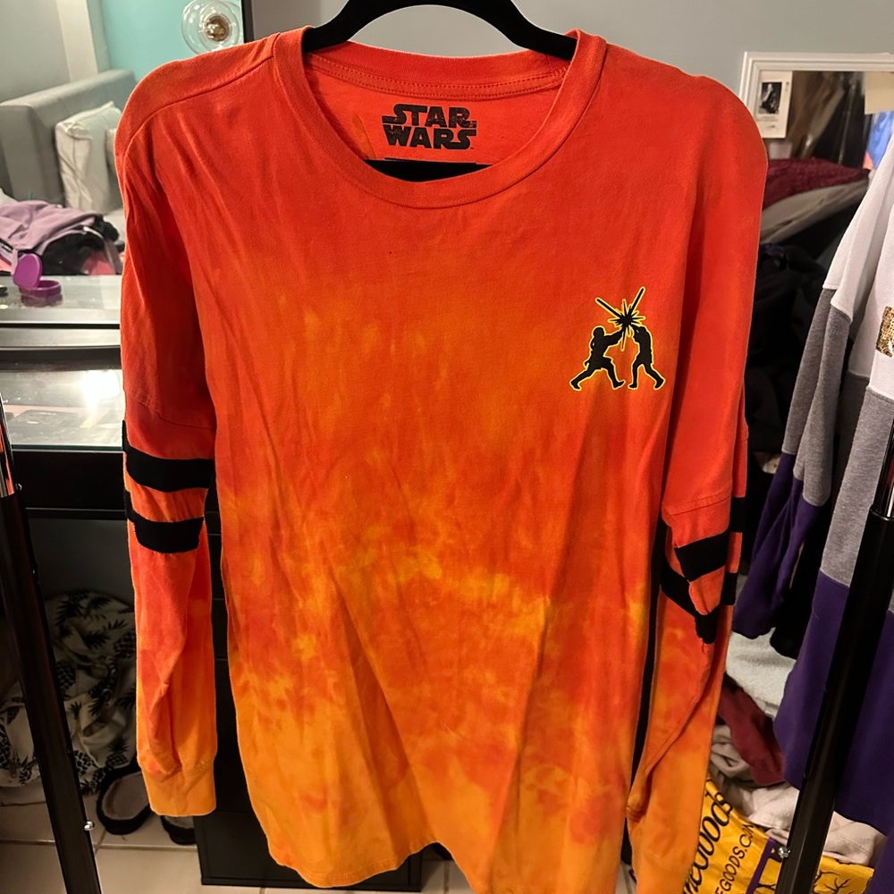 Star Wars Orange Long Sleeve Shirt